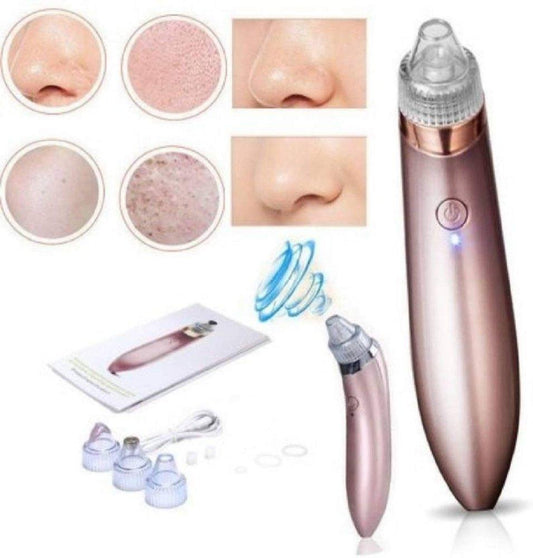 Chargeable Blackhead Removal Machine Black Head Remover Machine - Acne Pimple Pore Cleaner Vacuum Suction Tool Blackhead Removal On Nose Sucking Machine Blackheads Removal Device Derma Suction