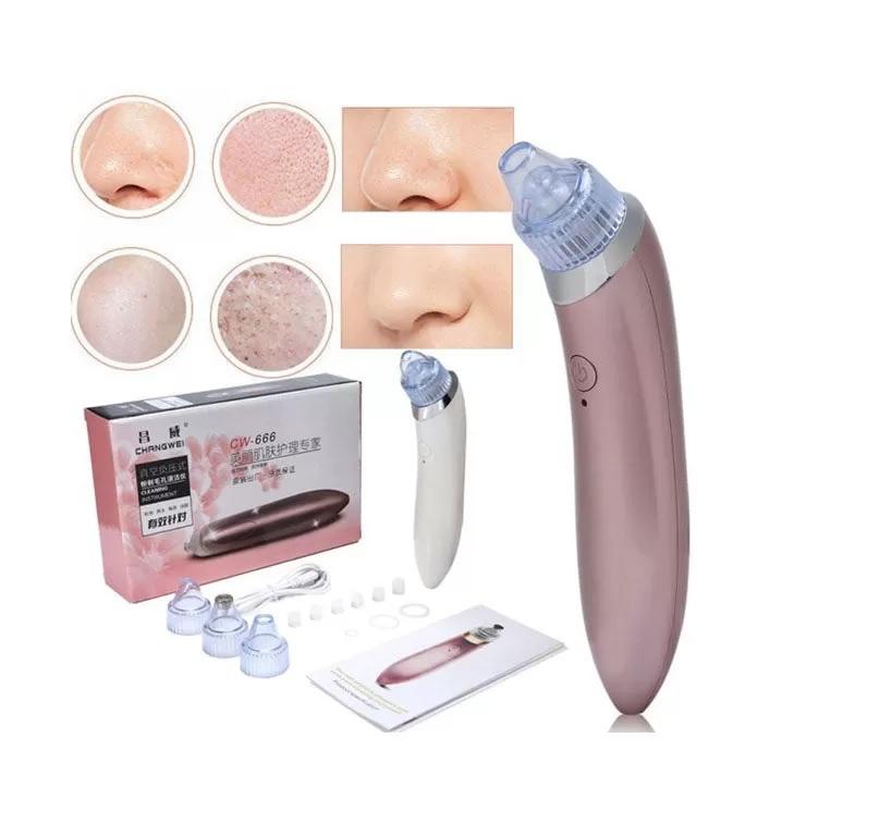 Chargeable Blackhead Removal Machine Black Head Remover Machine - Acne Pimple Pore Cleaner Vacuum Suction Tool Blackhead Removal On Nose Sucking Machine Blackheads Removal Device Derma Suction